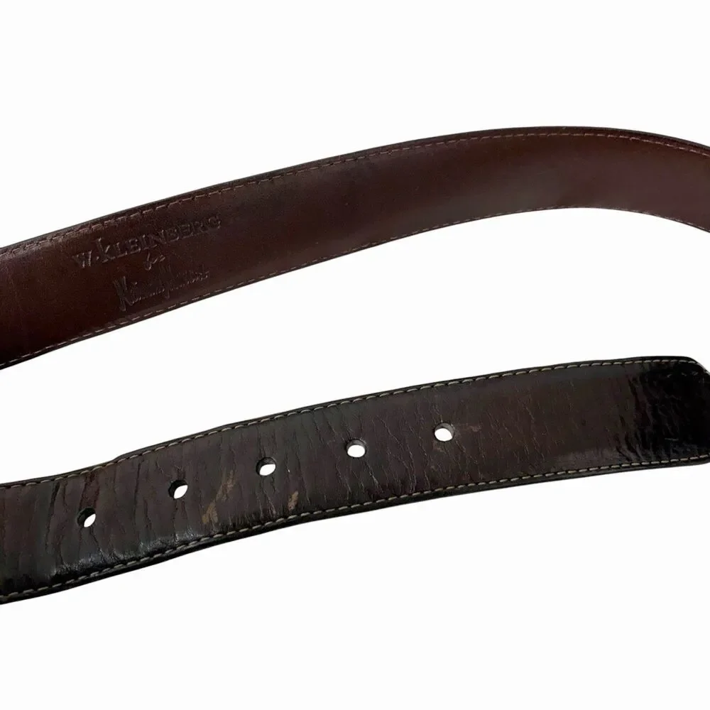 W.Kleinberg for Neiman Marcus Brown Leather Belt Men’s 40